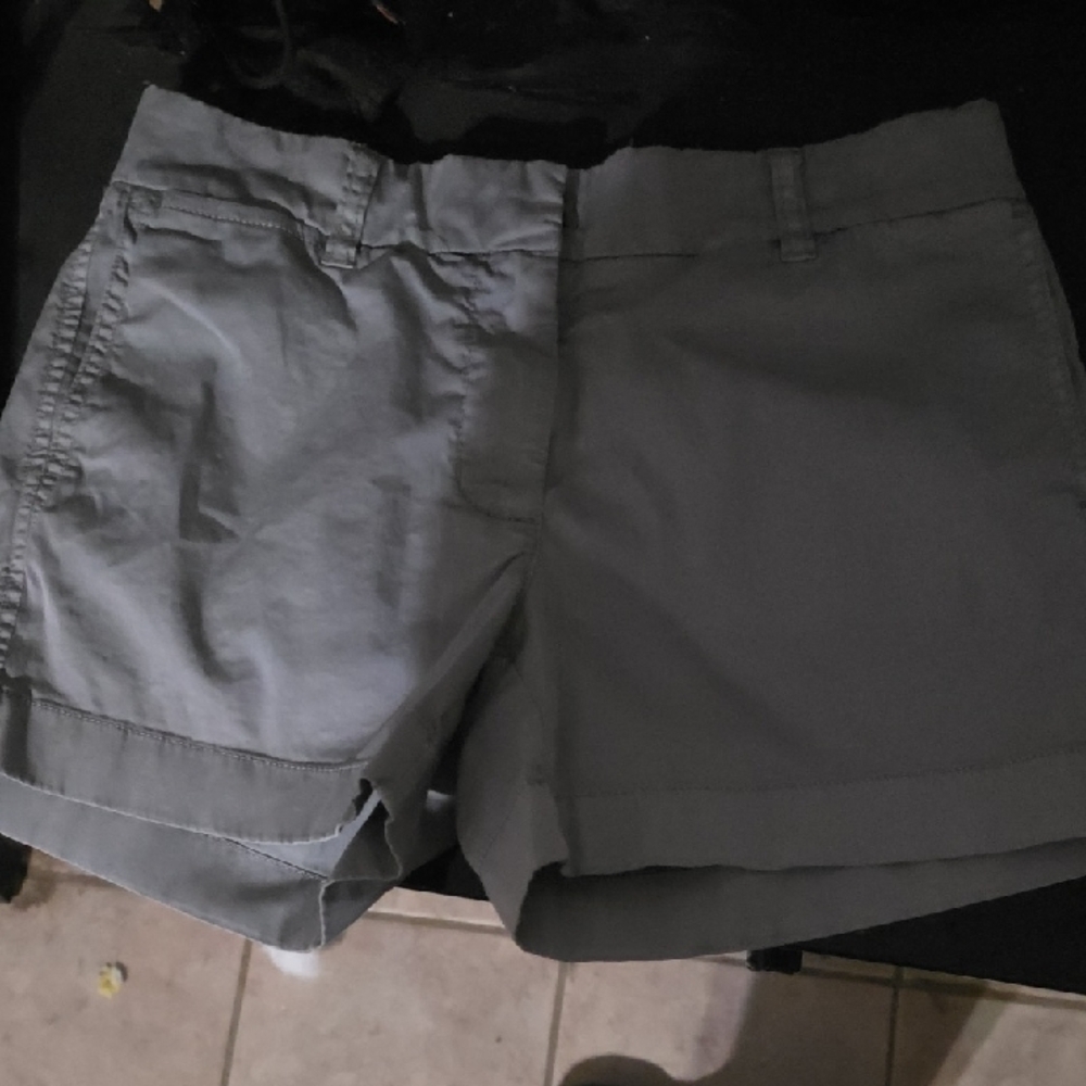 J. Crew Women's Cargo Shorts in Gray